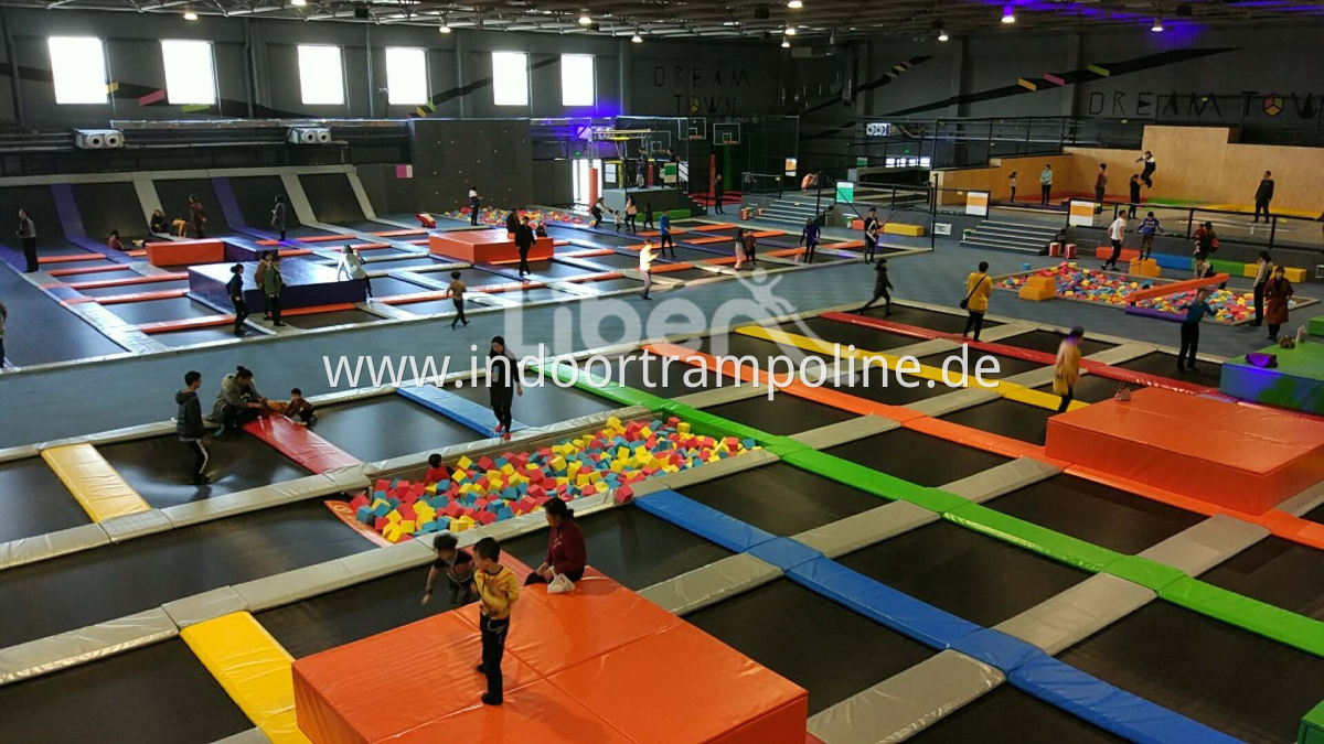 indoor trampoline park equipment